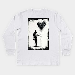 Scary Love To Tell In The Dark Kids Long Sleeve T-Shirt